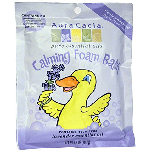 Aura Cacia Calming Foam Bath Lavender-2.5 Oz