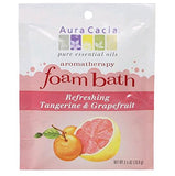 Aura Cacia Refreshing Foam Bath Tangerine & Grapefruit-2.5 Oz