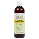 Aura Cacia Nurturing Sweet Almond Oil With Vitamin E-16 Oz