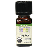 Aura Cacia Organic Clary Sage Oil-0.25 Oz