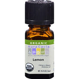 Aura Cacia Organic Lemon Oil-0.25 Oz