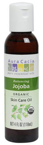 Aura Cacia Balamcing Organic Jojoba Oil-4 Oz