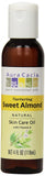 Aura Cacia Nurturing Sweet Almond Oil With Vitamin E-4 Oz