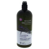 Avalon Organics Nourishing Lavender Hand & Body Lotion-32 Oz