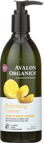 Avalon Organics Hand & Body Lotion Lemon-12 Oz