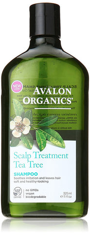 Avalon Organics Scalp Treatment Tea Tree Shampoo-11 Oz