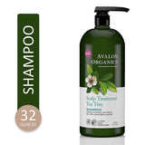 Avalon Organics Scalp Treatment Tea Tre Shampoo-32 Oz