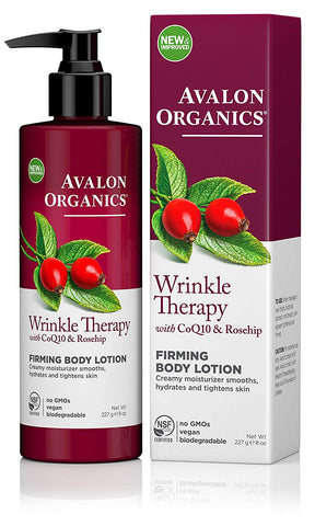 Avalon Organics Wrinkle Therapy With CoQ10 & Rosehip Firming Body Lotion-8 Oz