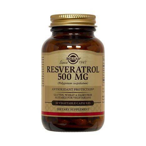 Solgar Resveratrol 500 mg - 30 Vegetable Capsules