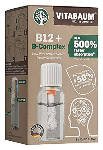 Vitabaum B12 + B-Complex- 12 x 10 Ml/0.27 Oz