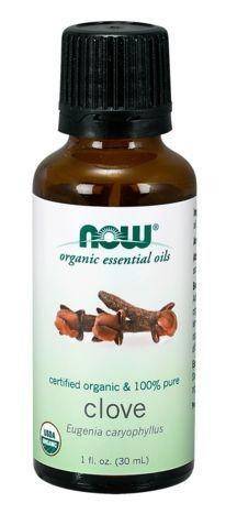 Now Certified Organic & 100% Pure Clove Oil - 1 Fluid Ounce