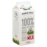 Maple Hill Creamery Organic Milk, Whole - 0.5 Gallons