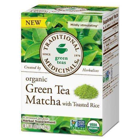 Traditional Medicinals Toasted Rice Matcha Green Tea - 16 Count