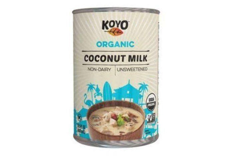 Koyo Organic Unsweetened Coconut Milk - 13.5 Fluid Ounces