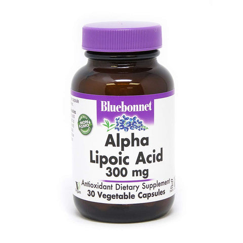 Bluebonnet Alpha Lipoic Acid 300 Mg-30 Vegetable Capsules