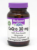 Bluebonnet CoQ10 30 Mg 100% Pure Kaneka Ubiquinone-90 Vegetarian Softgels