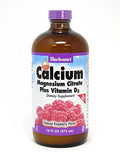 Bluebonnet Calcium, Magnesium Citrate Plus Vitamin D3 Raspberry Flavor-16 Oz