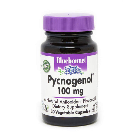 Bluebonnet Pycnogenol 100 Mg Natural Antioxidant Flavonoid-30 Vcaps
