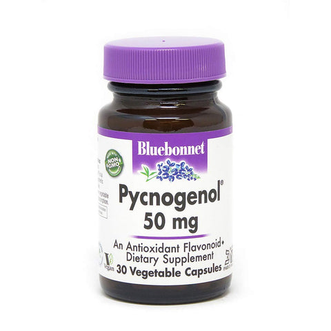 Bluebonnet Pycnogenol 50 Mg Natural Antioxidant Flavonoid-30 Vegetable Capsules