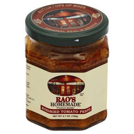 Raos Homemade Pesto, Sundried Tomato - 6.7 Ounces