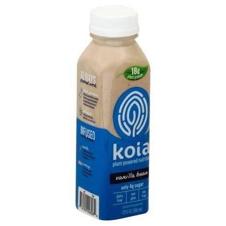 Koia Protein Drink, Plant-Powered, Vanilla Bean - 12 Ounces