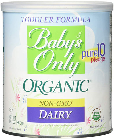 Nature's One Toddler Formula Babys Only Organic Dairy-12.7 Oz