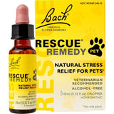 Bach Rescue Remedy Pet Natural Stress Relief For Pets-0.35 Oz