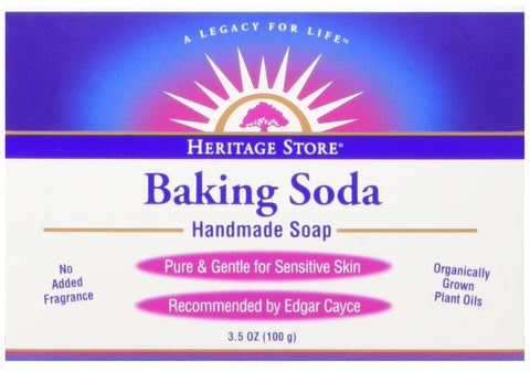 Heritage Store Baking Soda Handmade Soap-3.5 Oz