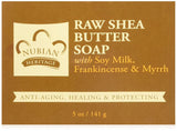 Nubian Heritage Raw Shea Butter Bar Soap With Soy Milk, Frankincense & Myrrh-5 Oz