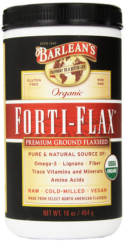 Barlean's Organic Forti-Flax Premium Ground Flaxseed-16 Oz