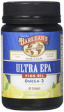 Barlean's Ultra EPA Fish Oil Omega-3 Lemonade Flavor-60 Softgels