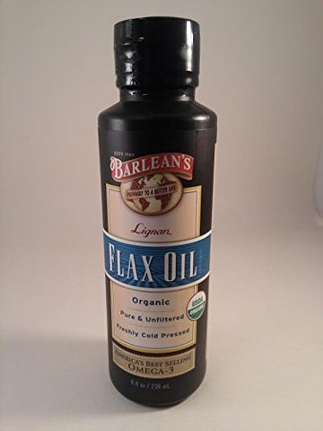 Barlean's Organic Flax Oil Lignan-8 Oz Note: Need To Be Refrigerated