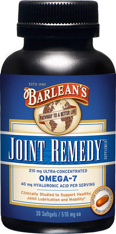 Barlean's Joint Remedy 210 Mg Ultra Concentrated Omega-7-30 Softgels