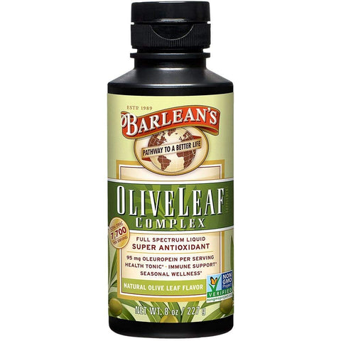 Barlean's Olive Leaf Complex Natural Olive Leaf Flavor-8 Oz Note: Need To Be Refrigerated