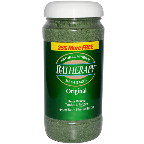 Batherapy Original Bath Salts Epsom Salt & Siberian Fir Oil-32 Oz