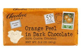 Chocolove Dark Chocolate, Orange Peel - 3.2 Ounces