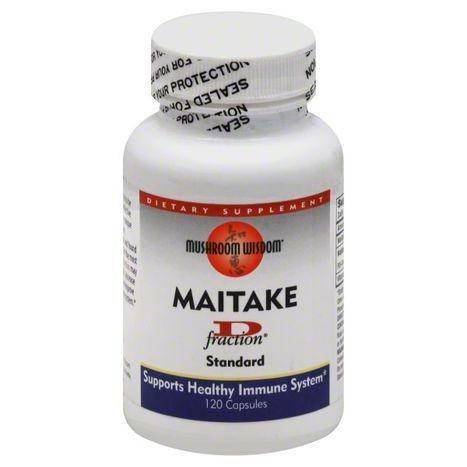 Mushroom Wisdom Maitake D Fraction, Standard, Capsules - 120 Each