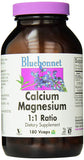 Bluebonnet Calcium Magnesium 1:1 Ratio-180 Vcaps