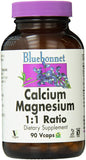 Bluebonnet Calcium Magnesium 1:1 Ratio-90 Vegetable Capsules