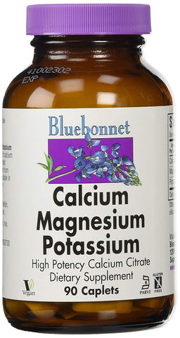Bluebonnet Calcium, Magnesium & Potassium-90 Caplets