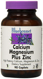 Bluebonnet Calcium Magnesium Plus Zinc-90 Caplets
