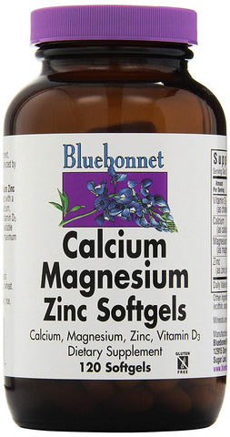 Bluebonnet Calcium Magnesium Zinc-120 Softgels