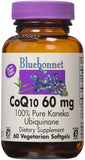 Bluebonnet CoQ10 60 Mg 100% Pure Kaneka Ubiquinone-60 Vegetarian Softgels
