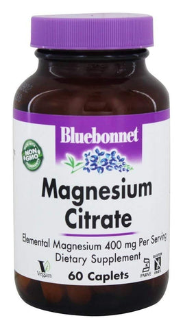 Bluebonnet Magnesium Citrate 400 Mg-60 Caplets
