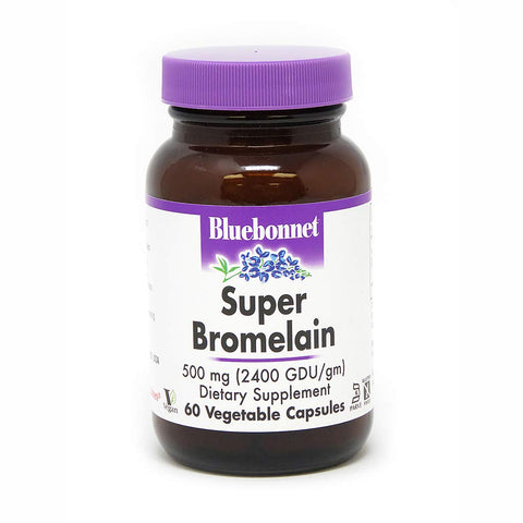 Bluebonnet Super Bromelain 500 Mg-60 Vegetable Capsules