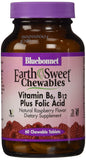 Bluebonnet Vitamin B6, B12 & Folic Acid-60 Chewable Tablets