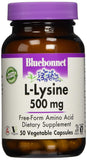 Bluebonnet L-Lysine 500 Mg-50 Vegetable Capsules