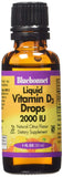 Bluebonnet Liquid Vitamin D3 Drops 2000 IU Citrus Flavor-1 Oz