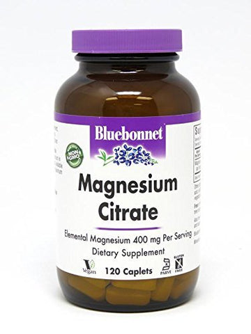Bluebonnet Magnesium Citrate 400 Mg-120 Caplets