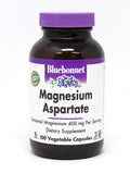 Bluebonnet Magnesium Aspartate 400 Mg-100 Vegetable Capsules